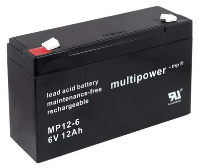 Image de Powery batterie au plomb (multipower) MP12-6
