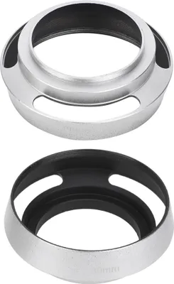 Image de 2 paresoleil en alliage d'aluminium, creusé, 39 mm, pour appareil photo Leica, argenté