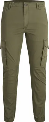 Produktbild von Jack & Jones 12141844, Fracht, Erwachsener, Grün, Baumwolle, Elasthan, Nicht bleichen, Natürliche Trocknung