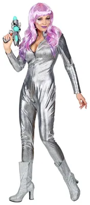 Produktbild von W WIDMANN MILANO Party Fashion - Kostüm Weltraummädchen, Bodysuit, Overall, Astronautin, Space Girl, Weltall
