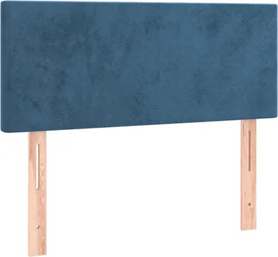 Produktbild von vidaXL Kopfteil Dunkelblau 100x5x78/88 cm Samt