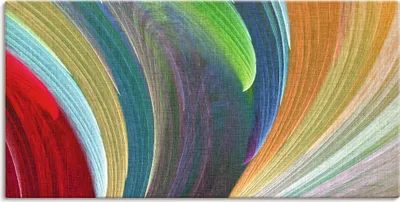 Produktbild von ARTland Leinwandbild Windwellen III Größe: 150x75 cm