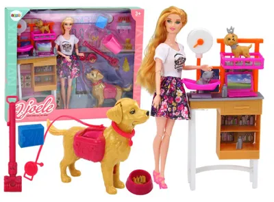 Produktbild von Puppenset mit Hundekatzen-Tierarztzubehör