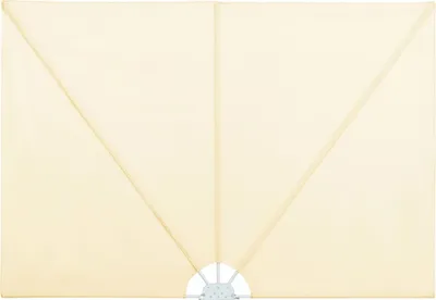 Produktbild von vidaXL Faltbarer Terrassen-Seitenfächer Creme 240×160 cm