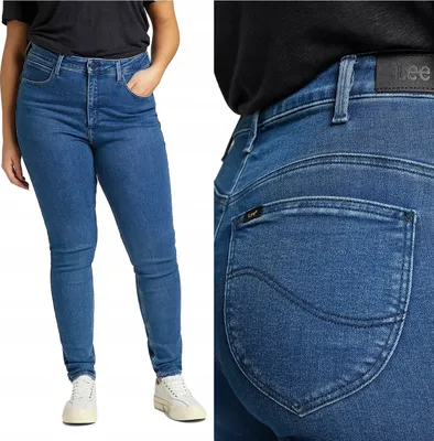 Immagine prodotto di LEE, Jeans da donna, Skinny fit, SCARLETT HIGH, W34 L31, Blau, Jeans, baggyjeans, buggy