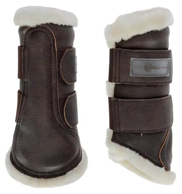 Produktbild von Covalliero Softgamaschen Pelisa Fellgamaschen Dark Brown Full (L)