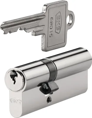 Zdjęcie produktu dla BKS wkładka bębenkowa podwójna PZ 8812 31/50mm NuG liczba kluczy 3 różne klucze - B 8812 0018