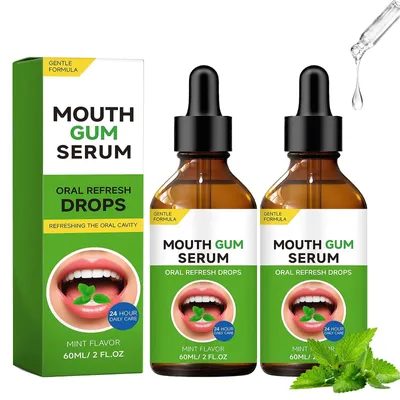 Zdjęcie produktu dla Płyn do pielęgnacji dziąseł - 2 butelki po 60 ml