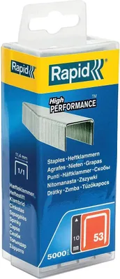 Image de Rapid Tools 40303085 Rapid Feindrahtklammern Typ 53, 10 mm, Großpackung