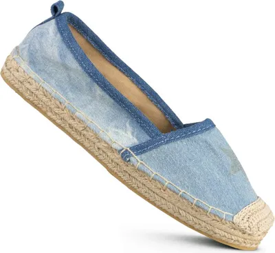 Produktbild von Damen Mokassins Slip On Loafer Ballerina Slipper Halbschuhe Mango Blau Gr.37