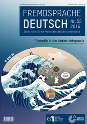 Immagine prodotto di Fremdsprache Deutsch - - Heft 55 (2016): Phonetik in der Unterrichtspraxis: Zeitschrift für die Praxis des Deutschunterrichts