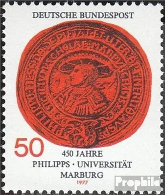 Produktbild von Briefmarken BRD (BR.Deutschland) 1977 Mi 939 (kompl.Ausgabe) postfrisch 450 Jahre Universität Marburg