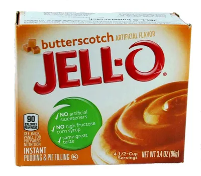 Produktbild von Jell-O Butterscotch Puddingpulver und Kuchenfüllung 96 g