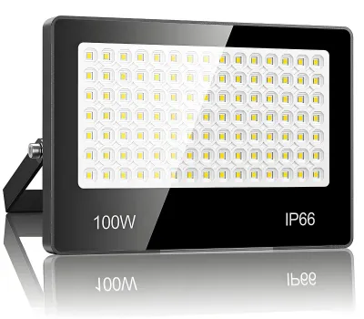 LED-Außenstrahler 100 W, 10.000 lm, kaltweiß, IP67