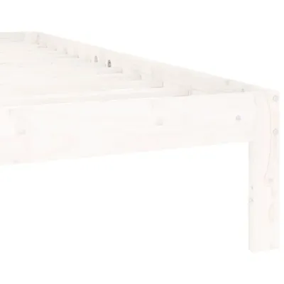 Produktbild von "Winterschlussverkauf "Massivholzbett - CLORIS - Doppelbett - Robust und langlebig - Weiß Kiefer 140x200 cm - Einfache Montage -  - DEMöbel3615383