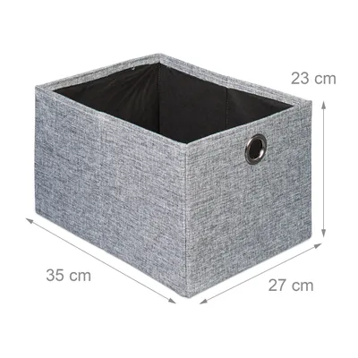 Obrázek produktu pro Stolička s úložným prostorem RD20369, šedá