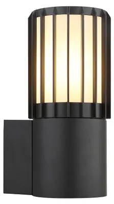 Produktbild von LED Außenwandleuchte MERVIN, Anthrazit, Aluminium, matt, E27, IP54