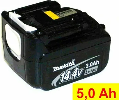 Produktbild von Original Makita Akku 14,4 V  Li  BL1430  Neu Bestückt  mit 5.0 Ah  -  5000 mAh