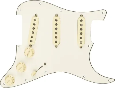Produktbild von Fender Pre-Wired Strat SSS 57/62 White Pickguard