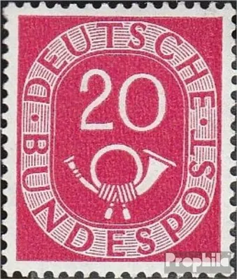 Produktbild von Briefmarken BRD (BR.Deutschland) 1951 Mi 130 postfrisch Posthorn