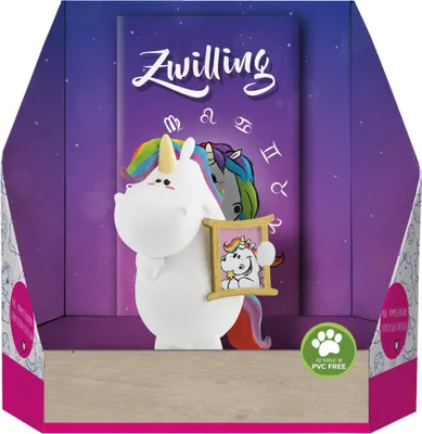 Produktbild von Pummeleinhorn Sammelfigur - Sternzeichen Zwillinge