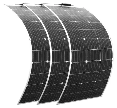 Obrázok produktu pre Solárny panel - Solárne panely - Monokryštalický - Flexibilný - Ohýbateľný - 300W - Vodotesný - pre karavan - loď