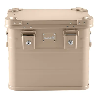Produktbild von ALUBOX 31-Liter Alukiste in Beige-Sandfarbe Transportbox