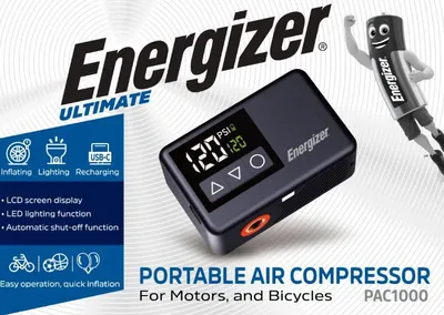 Produktbild von Energizer PAC1000 Luftkompressor 13 l/min Akku