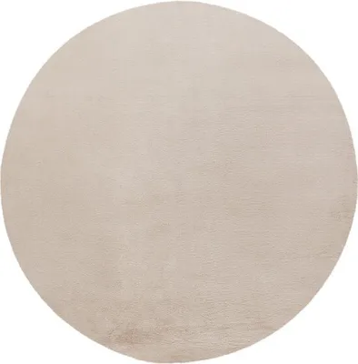 Produktbild von Lalee Paradise - RUND Super soft - Hochflor - Teppich - Flauschig - bequem Teppich - Teppich - 160x160 cm RUND creme
