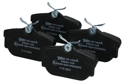 Produktbild von Bremsbelagsatz Scheiben hinten 16,5 mm VALEO für u.a. VW TRANSPORTER