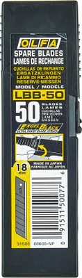 Image de Lames Olfa Noires  (etui 50 Lames) - Romus