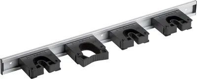 Produktbild von Meister Gerätehalterleiste 510 mm Geräteleiste & 4 Gerätehalter Aluminium Leichte Montage