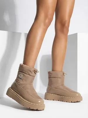 Produktbild von Royalfashion Damen Schlupf-Schneestiefel in brauner Farbe Ireda, Größe 37