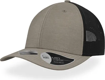 Produktbild von Atlantis WHIP | Whippy Cap, 6-Panel-Mesh-Cap - Farbe: Grey Melange - Größe: One Size