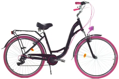 Zdjęcie produktu dla Rower Dallas City Alu 28" 7spd - czarny z różem