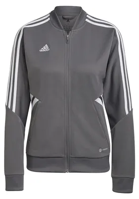 Image de Adidas - Veste d'entraînement « Condivo 22 » avec fermeture éclair intégrale pour femmes PP2342 (S) (gris)