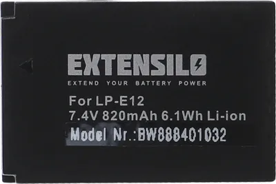 Produktbild von EXTENSILO Akku kompatibel mit Canon PowerShot SX70 HS Kamera (820 mAh, 7,4 V, Li-Ion)