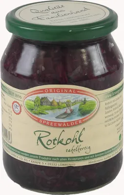 Produktbild von Krügermanns Original Spreewälder Rotkohl (720 ml Glas)
