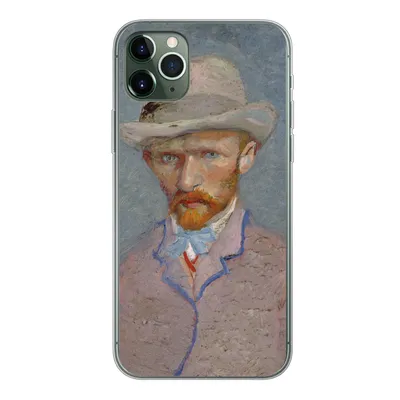 Produktbild von MuchoWow® Handyhülle Schutzhülle Hülle für iPhone 11 Pro Max Selbstporträt - Vincent van Gogh Silikon Softcase Handy Hülle - Schutz