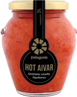 Image de Pelagonia HOT Aivar purée de poivrons et d'aubergines grillés 314g