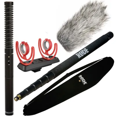 Produktbild von Rode NTG-2 mit Deadcat mit SM3R mit Micro Boompole mit Bag