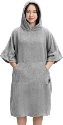 Hiseng Surf Poncho Handtuch - Mikrofaser Badeponcho Mit Kapuze Für Strand & Sport