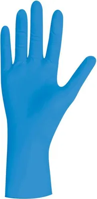 Produktbild von 500 Nitrilhandschuhe Unigloves Format Blue 300 - Gr. S - blau - Einweghandschuhe