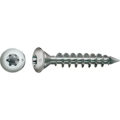 Produktbild von Pfostenschraube Edelstahl A1, 8mm, x 50 mm, 50 Stk. - Profi Box