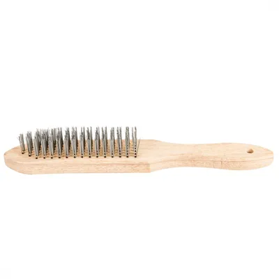 Obrázek produktu pro Top Tools 6řadý drátěný kartáč, dřevěná rukojeť