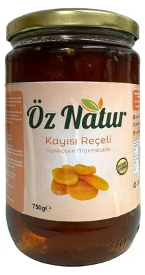 Zdjęcie produktu dla Naturalny dżem morelowy Öz 750g