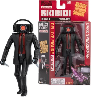 Zdjęcie produktu dla Figurka SKIBIDI Toilet Deluxe Figurka kolekcjonerska DARK SPEAKERMAN