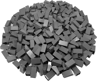 Produktbild von LEGO® 2x2x3 Dachsteine Dach Dunkelgrau für Dach - 3684c NEU! Menge 25x