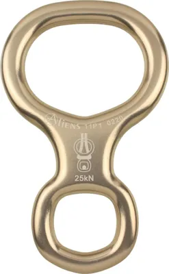 Abseilachter Small Abseilacht von Aliens; aus Metall; mit einer maximalen Belastbarkeit von 25 kN.
