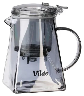 Obrázok produktu pre Sklenená konvička na čaj – s sitkom – 730 ml – sklo – priehľadná